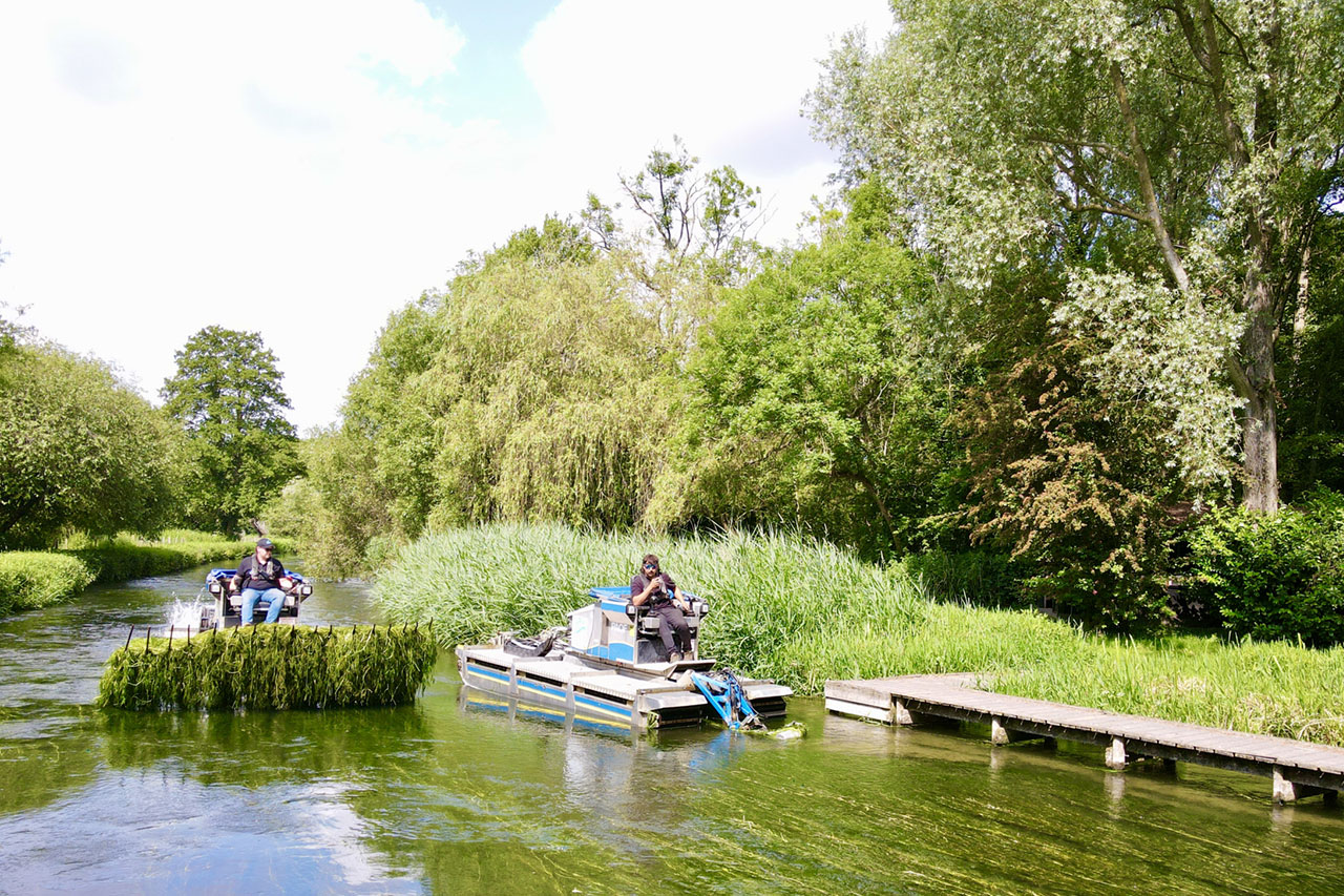 Before lake dredging
