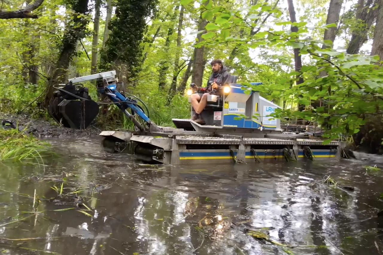 Before river maintenance
